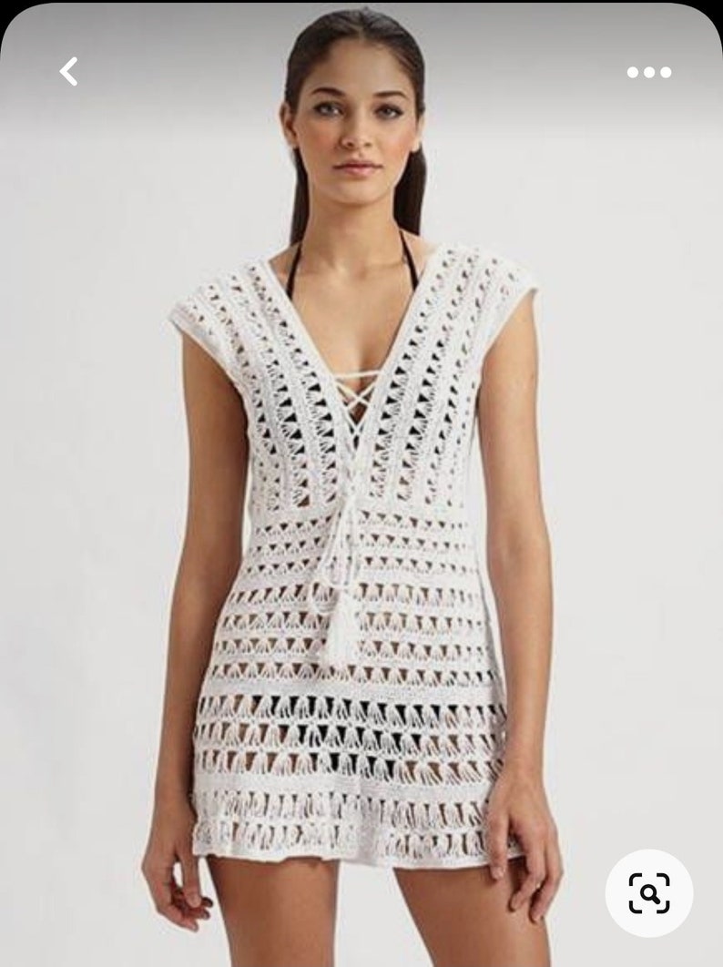 Jennifer Aniston Dress Jennifer Aniston Beach Dress Crochet Etsy UK