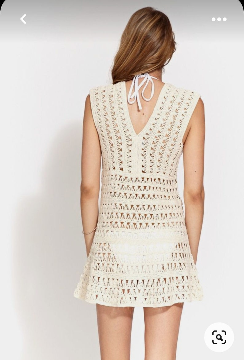 Jennifer Aniston Dress Jennifer Aniston Beach Dress Crochet Etsy