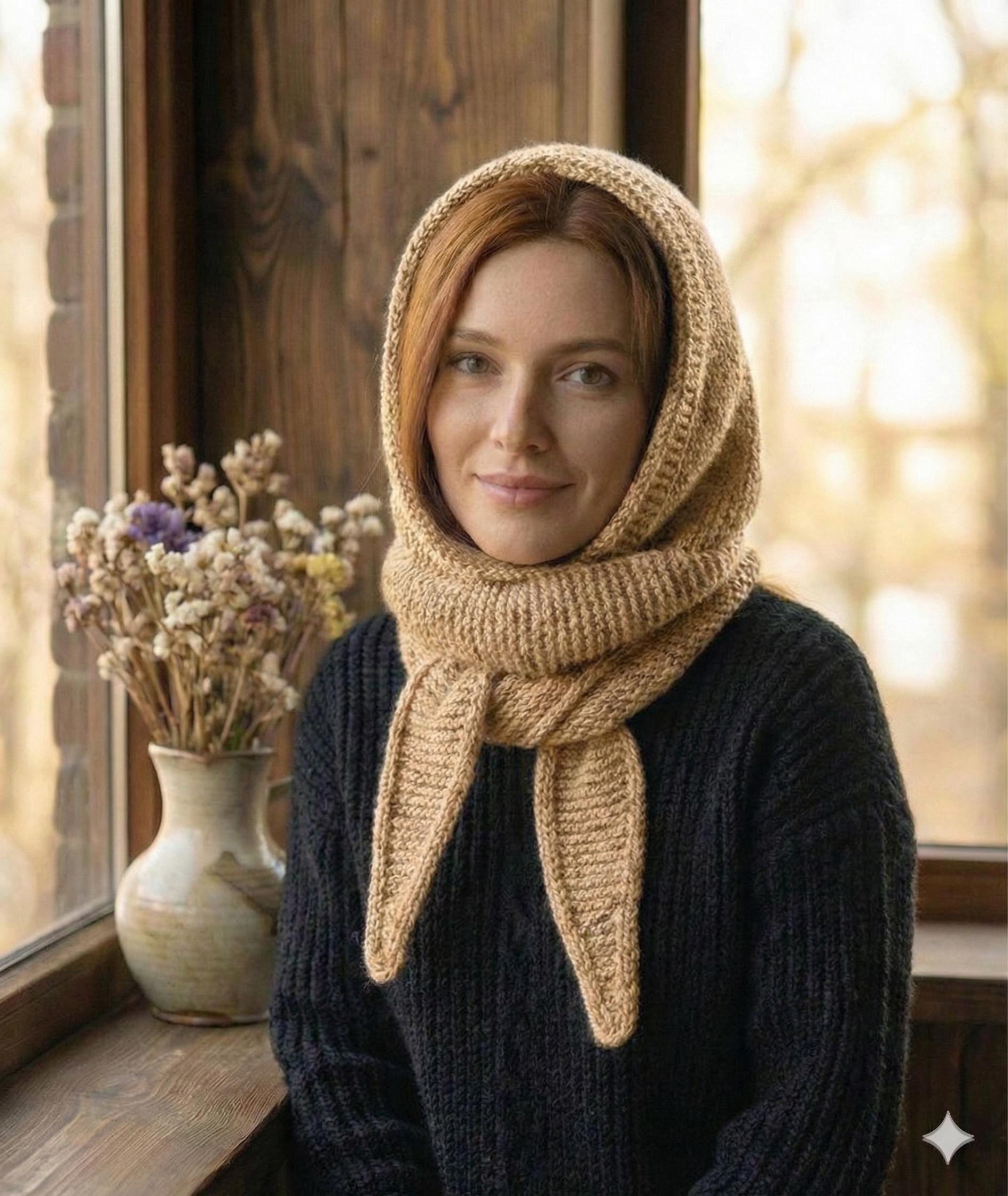 帽子 ca4la KNIT HOOD BABUSHKA KNIT HOOD BABUSHKA(ONESIZE BROWN): その他の帽子帽子通販｜CA4LA公式