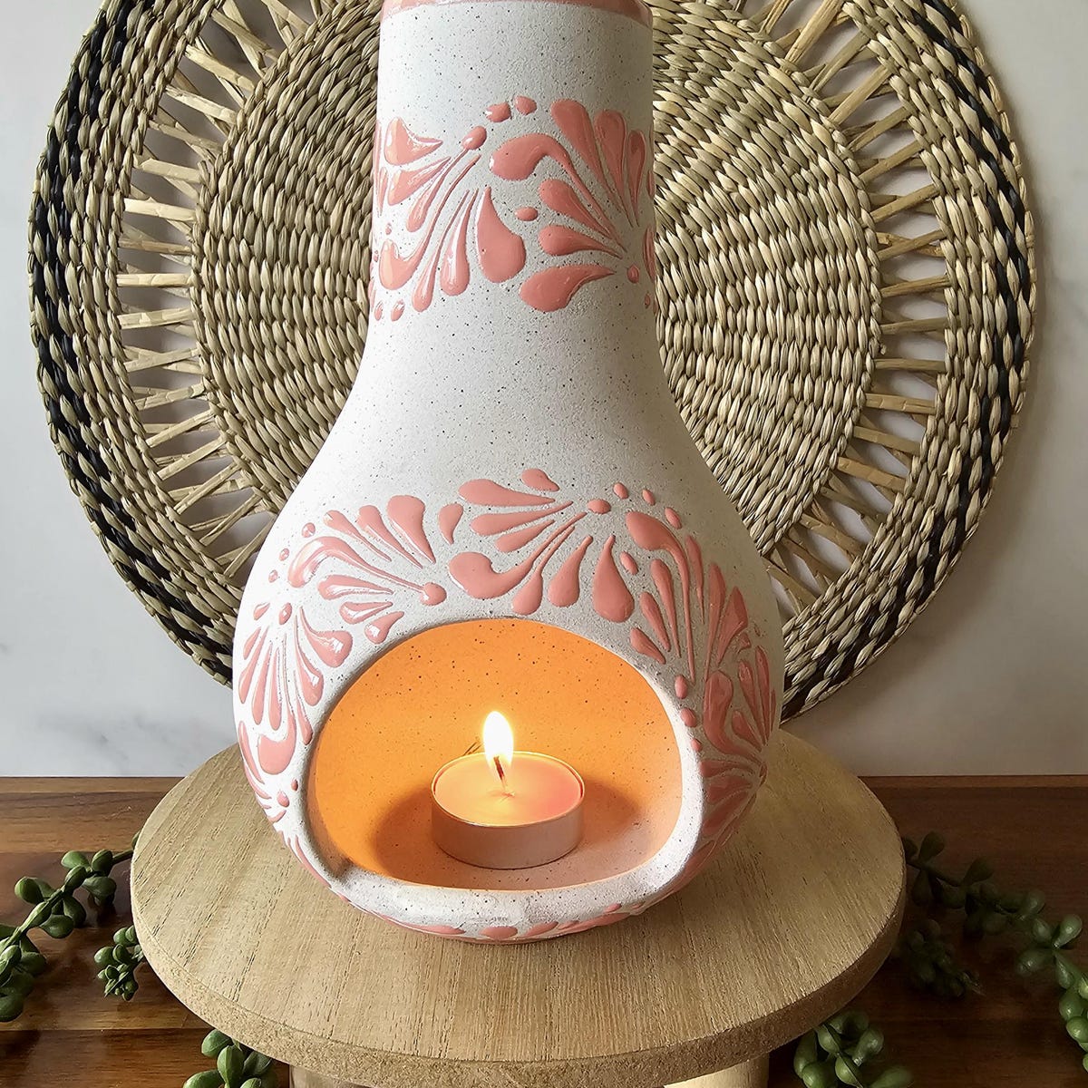 Handcrafted Talavera Mini Chiminea Ceramic Candle Holder & Home Decor - Etsy