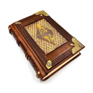 Skyrim Leather Journal, Medieval styled book, Elder journal, Gamer handbook, Fantasy book, Skyrim book