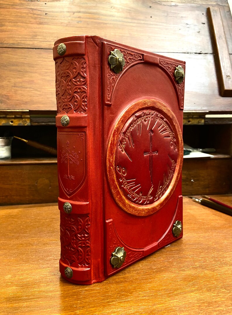 Lord of the Rings Leather Journal the Hobbit Book Tolkien Etsy