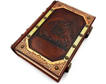 Handmade Leatherbound Lord of the Rings Book, German Edition