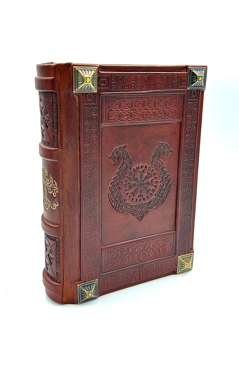 Helm of Awe lederen dagboek, Viking Noors heidens boek afbeelding 6