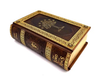 Lord of the Rings Leather Bound Book Tolkien Handmade Collector Edition