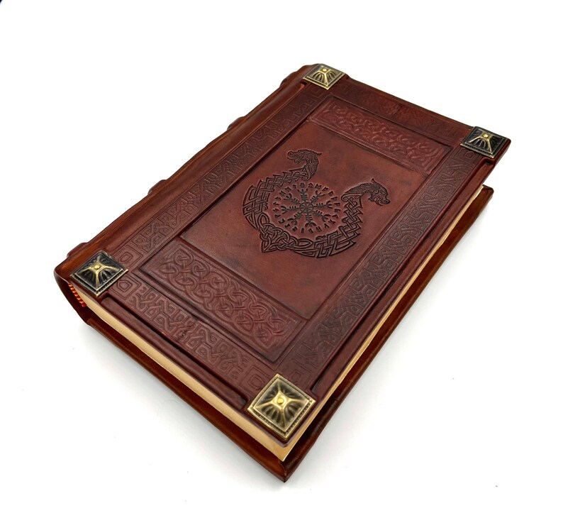 Helm of Awe lederen dagboek, Viking Noors heidens boek afbeelding 3