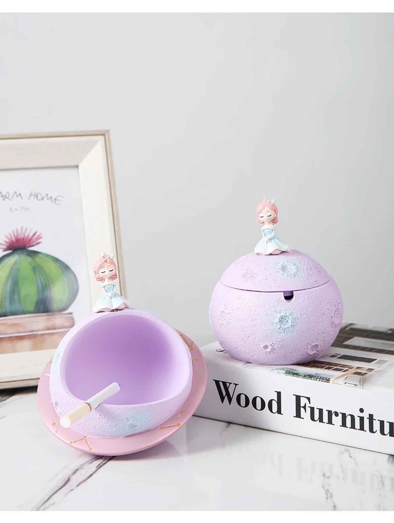 Resin Ashtray Gift For Her Cute Ashtray Home Decor Etsy