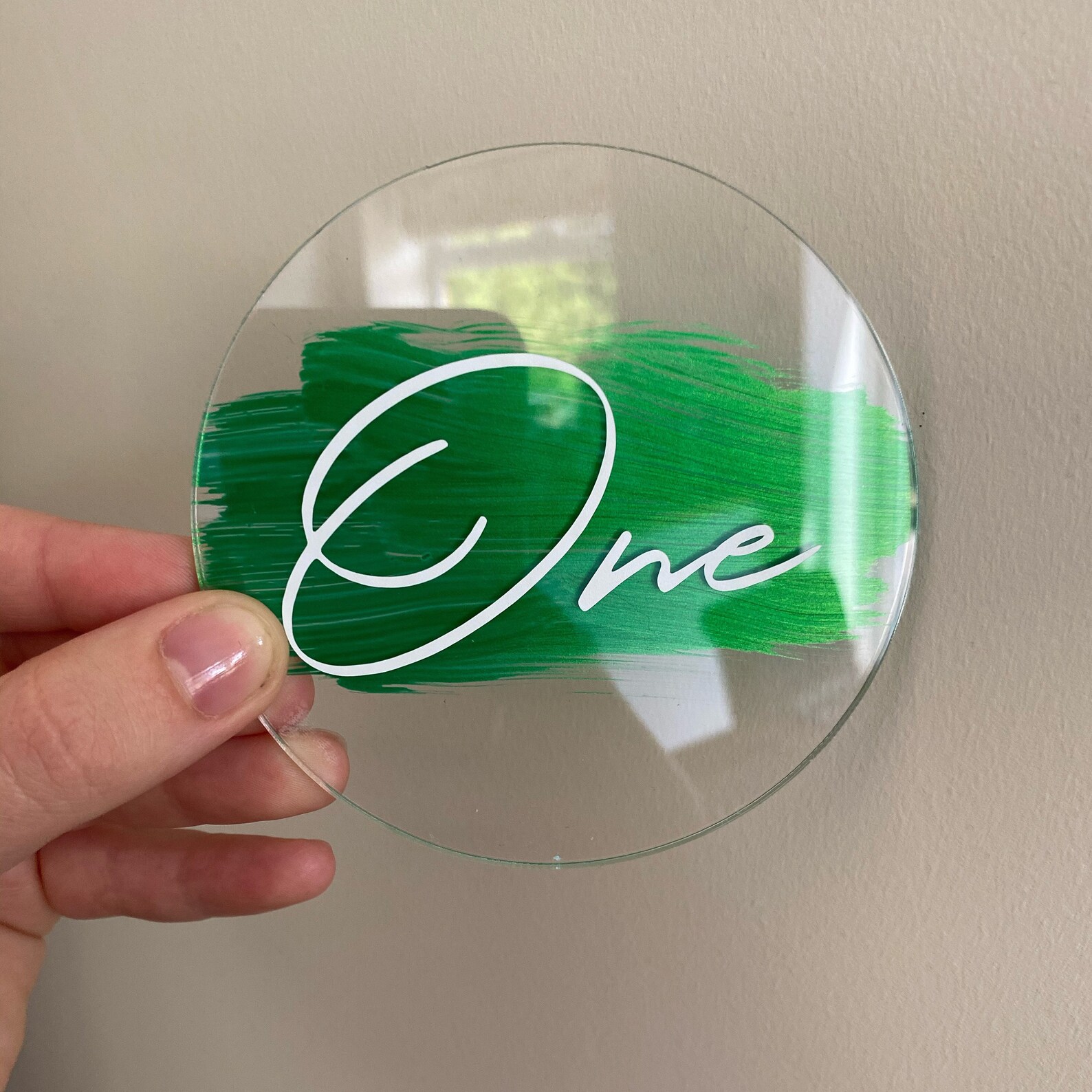 Acrylic Table Numbers Etsy