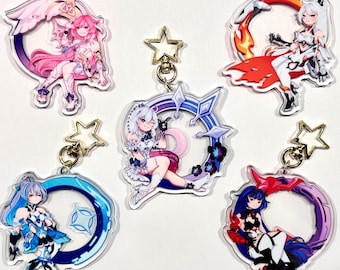 Honkai Impact 3rd Herrscher Shaker Keychains