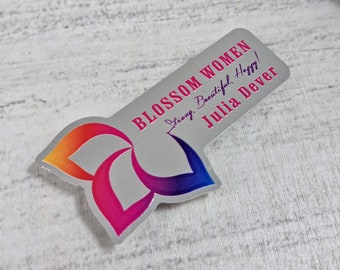 Custom Aluminum Name Tag | UV Printed Employee Badge with Magnet