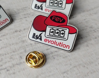 Custom Logo Aluminum Pins, UV Printed Business Badges