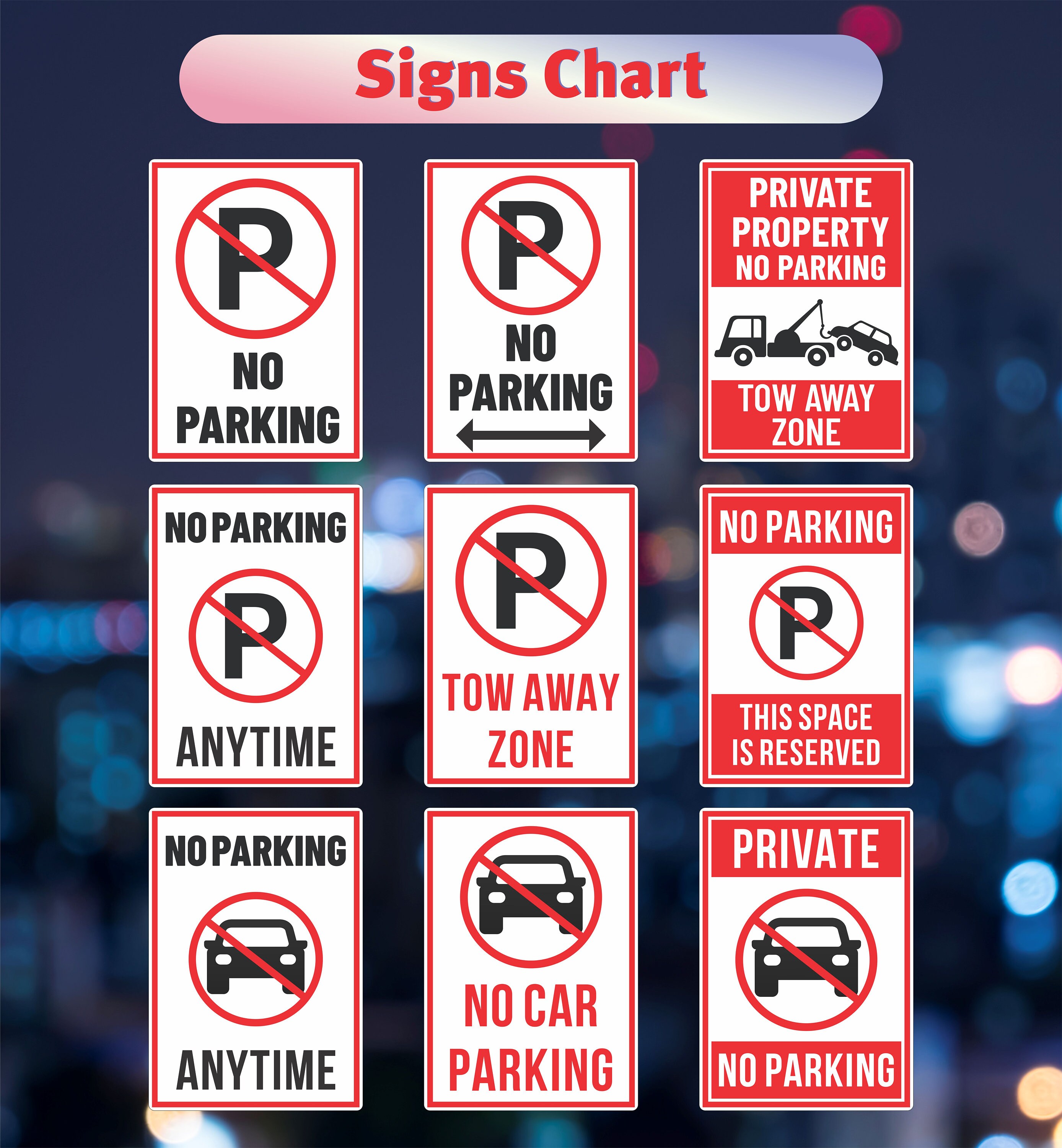 Private Parking Sign No Parking Plaque Residents Sign Outdoor Slate