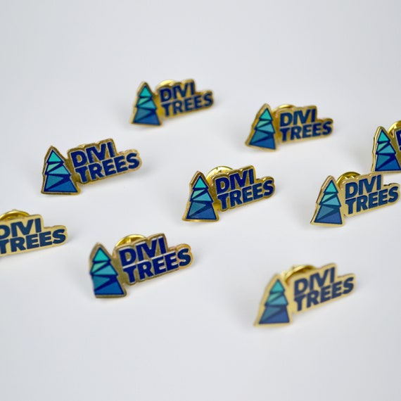 Contour Cut Brass Logo Lapel Pin/ Badge /company Badge