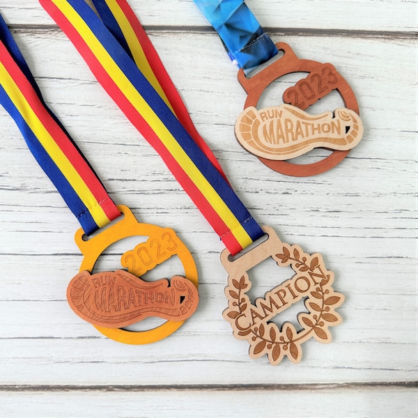 Personalised Medal, Sport Custom Medals, Personalized Marathon 10k Medal, Run Cycle Football Dance Swim Finisher Sports Medals