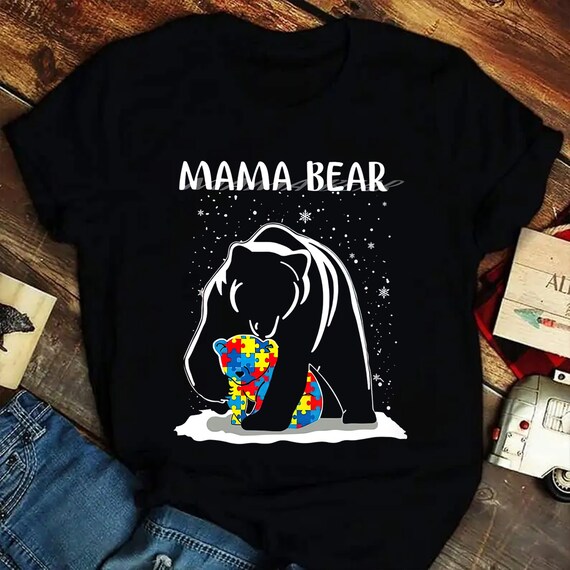 Autism Mama Bear Gift Autism Shirt 