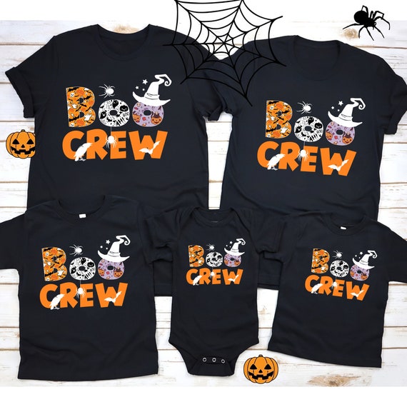 Boo Crew Shirt, Matching Family Halloween Shirts, Halloween Family Shirts, Halloween Family Shirts, Boo Crew Halloween Pattern  shirts