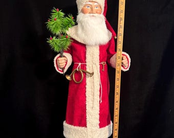 24” Artisan Santa Reproduction German Antique Santa Candy Container
