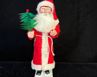 8” Replica German Antique Santa Candy Container