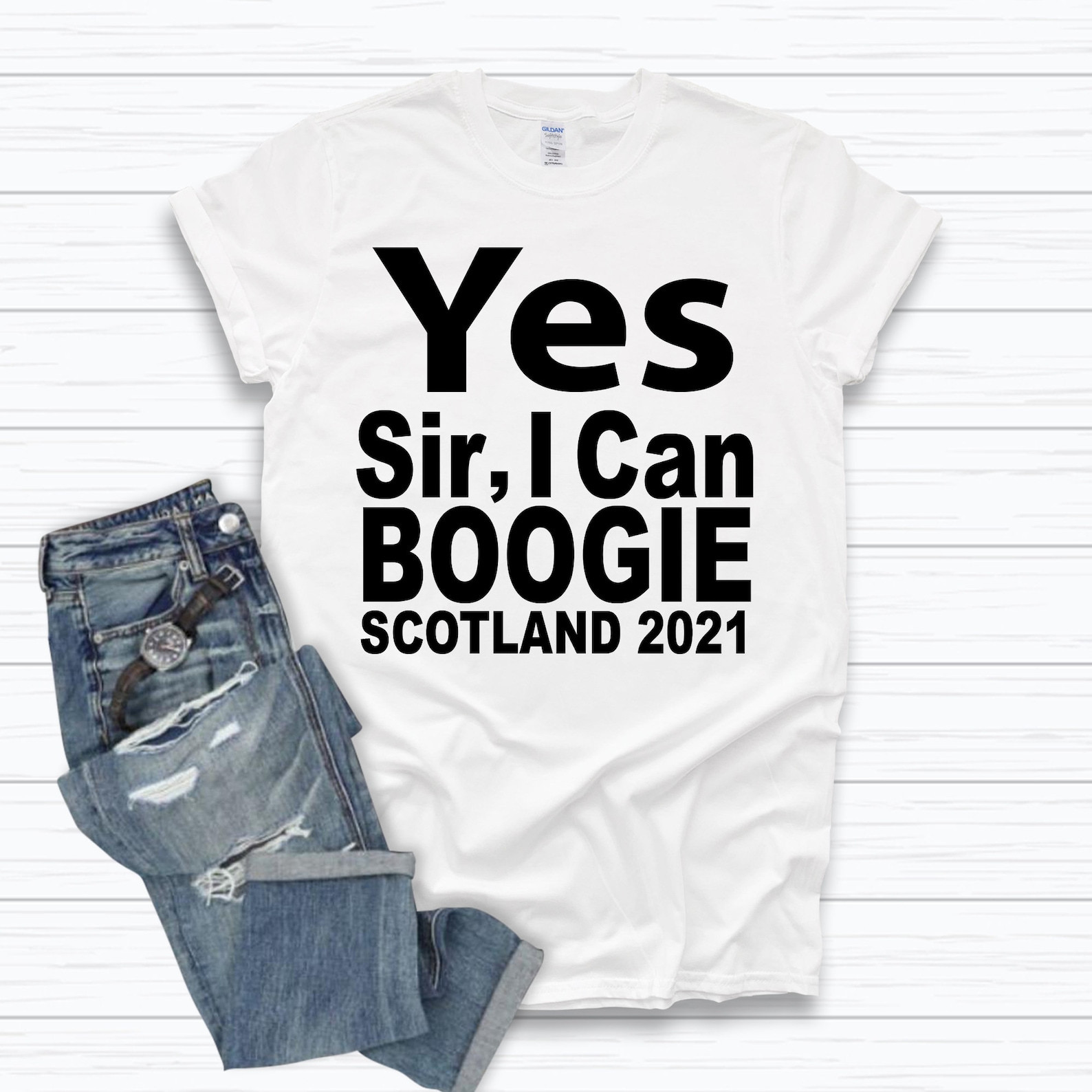 Yes Sir I Can Boogie Scotland 2021 Tshirt Euro 2021 Etsy