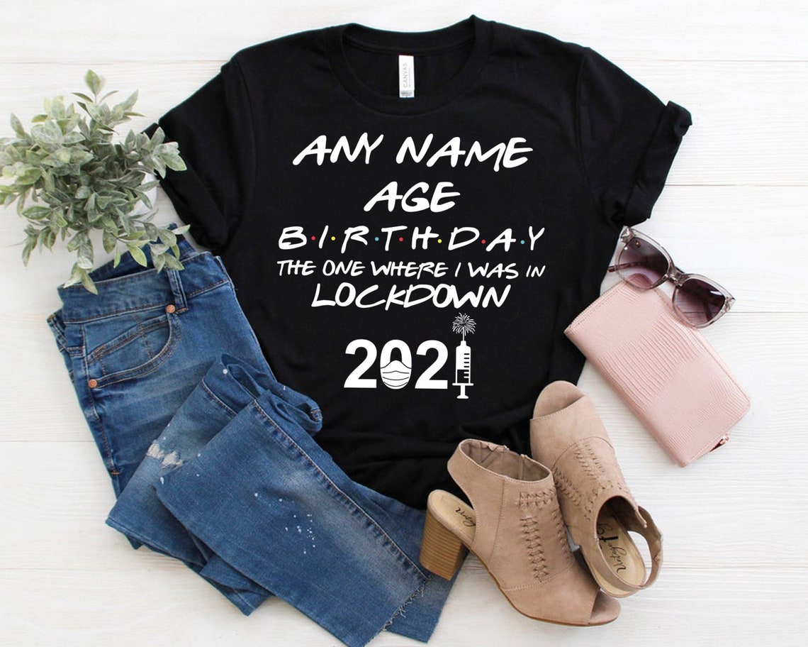 Any Name/Age Personalised Birthday Shirt for Kids Unisex | Etsy
