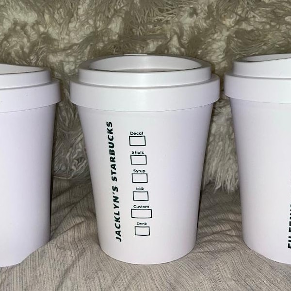 Coffee cup Trash can | Coffee Trash Can/Waste Bin | Coffee Bar | Coffee Bar Decor | Personalized Coffee Cup | Trash Bin