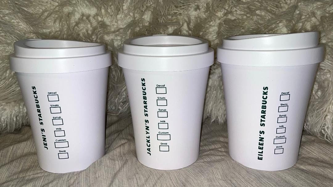 Coffee Cup Trash Can Coffee Trash Can/waste Bin Coffee Bar Etsy