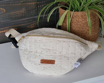 Sac banane double gaze matelassé