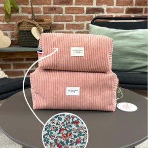 Toiletry bag Corduroy toiletry bag Corduroy toiletry bag Travel bag