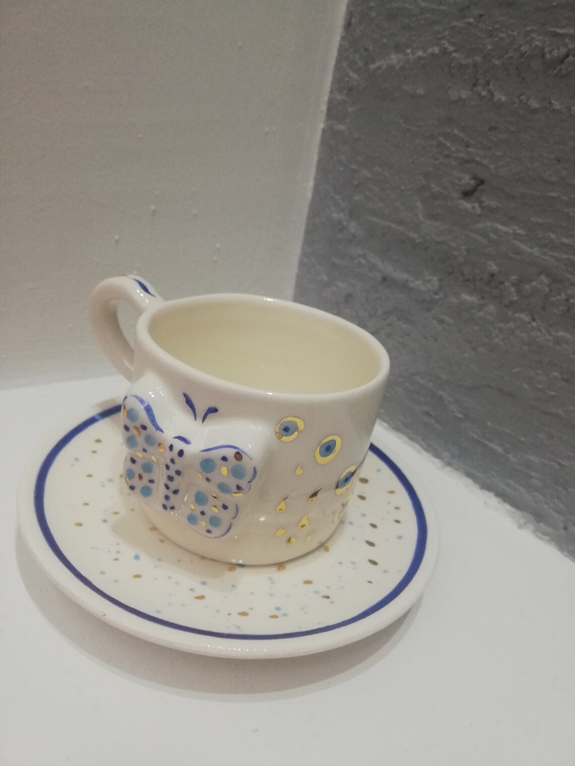 Seramik el yapımı kahve fincan seti espresso fincanı ev Etsy