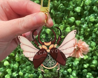 Steampunk Beetle 3 Inch Keychain