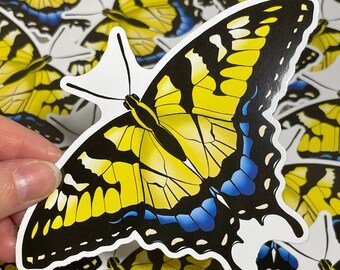 Swallowtail Butterfly Sticker | Large Vinyl Stickers