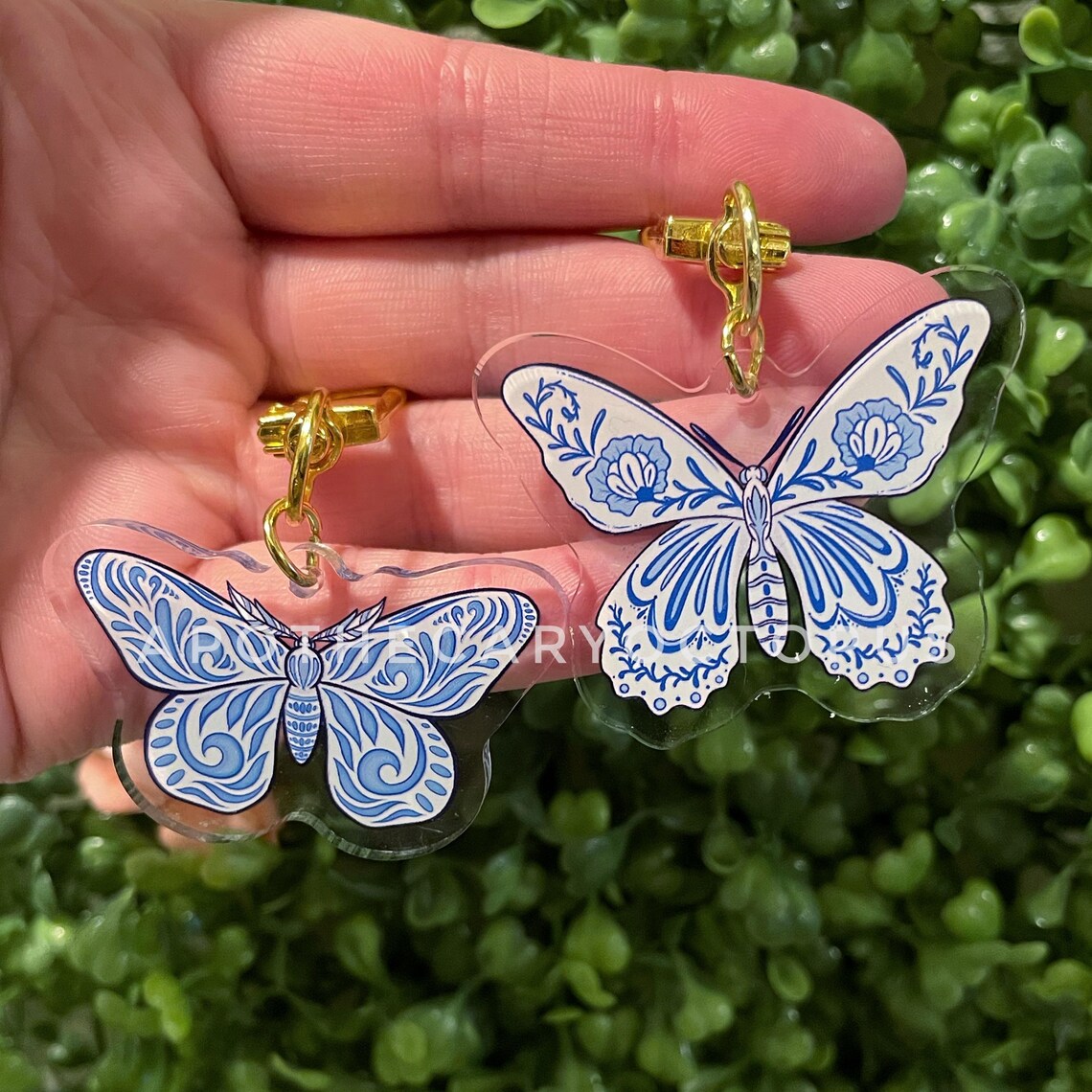 Mystery Porcelain Insect Keychains | 2 Inch Acrylic Charms - Etsy