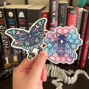 Space Insects Stickers and Sticker Set
