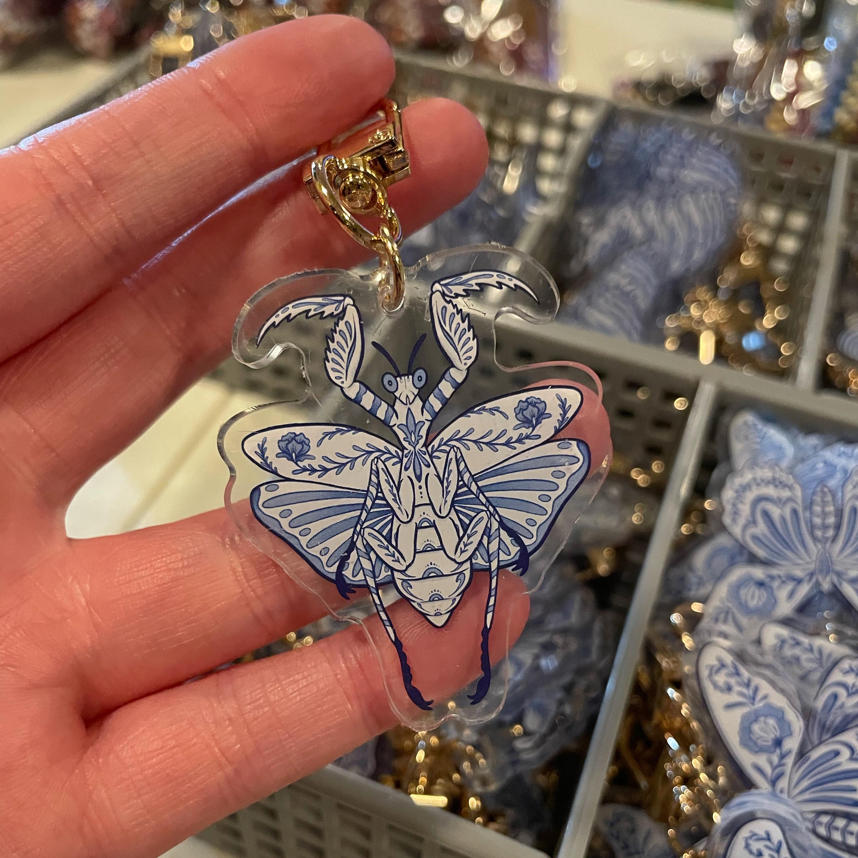Mystery Porcelain Insect Keychains | 2 Inch Acrylic Charms - Etsy