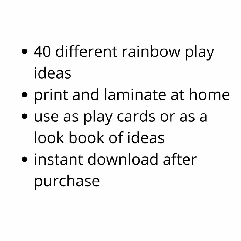 RAINBOW IDEAS PDF Wooden Rainbow Play Ideas Pdf Book 40 Rainbow Activities & Stacking