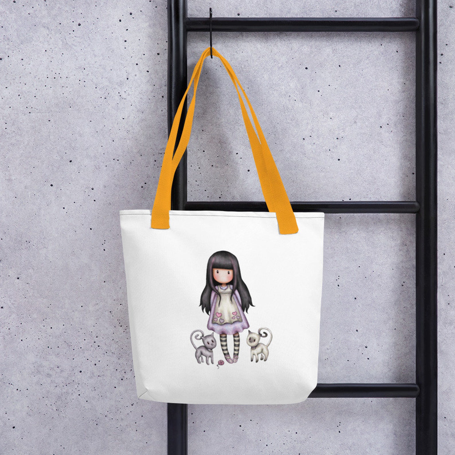 Santoro Gorjuss Tote bag high quality print 38 cm x 38 cm Etsy