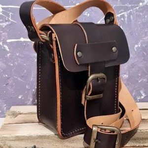 Sac Messager en cuir Hommes, Sac Messager Femmes, Sac à bandoulière Hommes, Petite sacoche de selle, Sac weekender Hommes, Petit sac à bandoulière en cuir