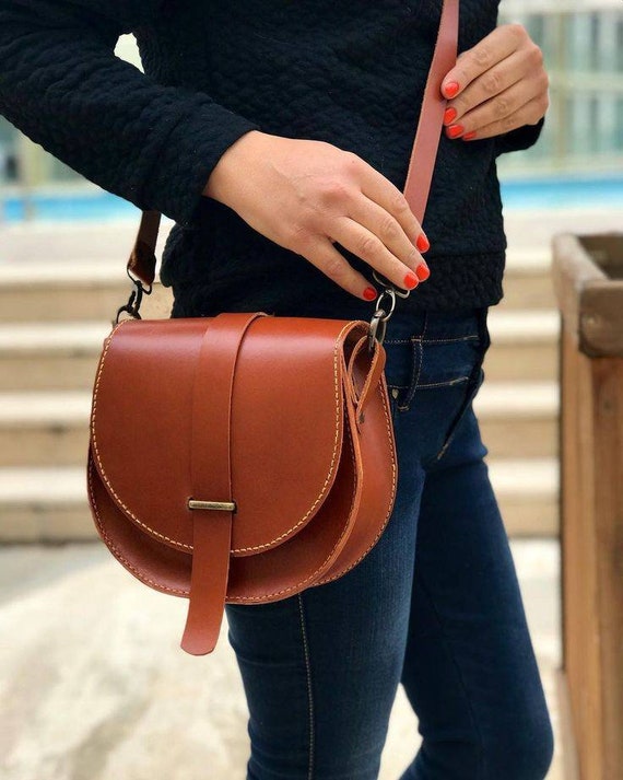 Saddle Vintage leather handbag