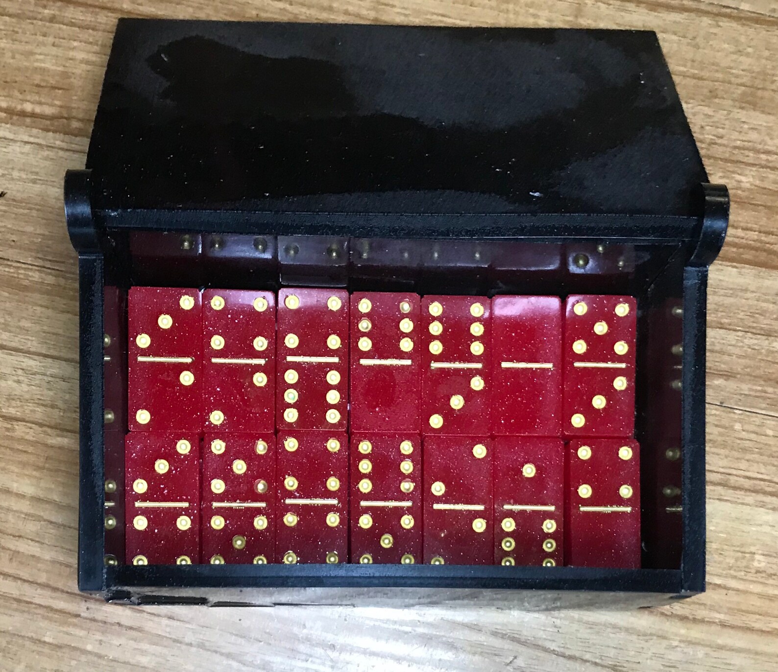 Domino Box Professional Size Domino Box Large Domino Box Etsy