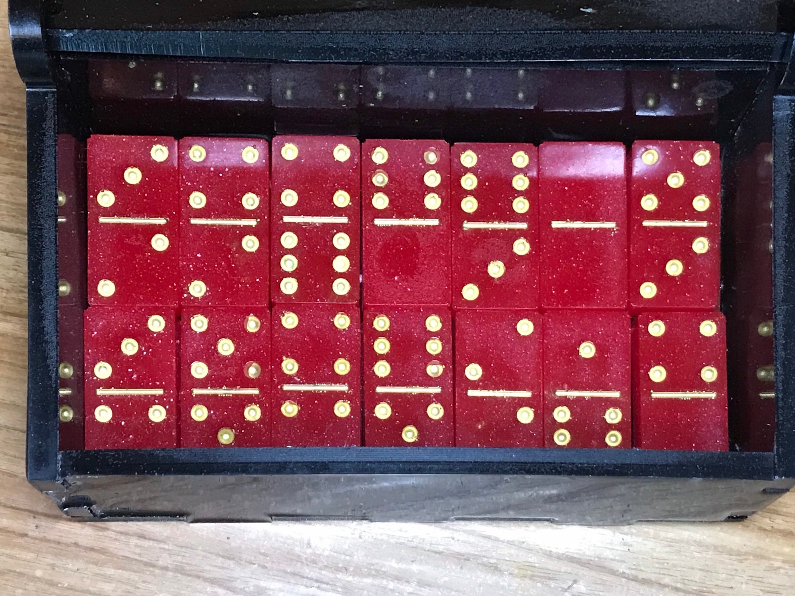 Domino Box Professional Size Domino Box Large Domino Box Etsy