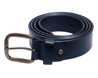 Cintura In Pelle Pieno Fiore Marrone Per Fibbie Firmate Jeans Da - Foto 10