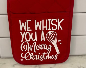 Housewarming Gift | Potholder | Oven Mitt Gift | Easy Holiday Gift | Teacher Gift | Christmas Gift | Hanukkah Gift | Hostess Gift