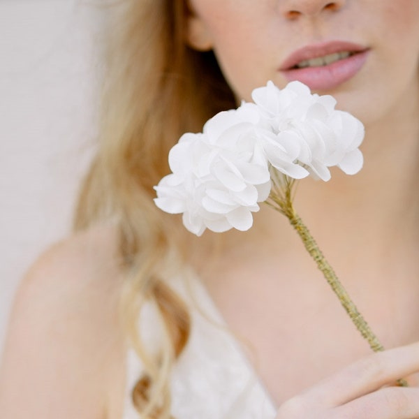 Hortensia pour décoration chic ou bouquet de mariée Personnalisable en couleur