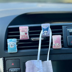 Kawaii Candy AC Vent Clips | Cute Kitty, Bunny, Puppy Anime Car Decor