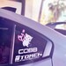 Kawaii Sailor Moon Anime Cute Jdm Moon Artemis Luna Kitty Cat Moon Tsurikawa Drift Charm Car Peeker Transfer Vinyl Sticker/Decal 