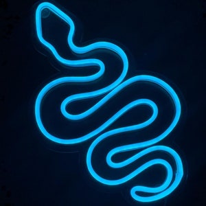 Snake Neon Sign Animals LED Neon Sign Wall Decor Neon - Etsy
