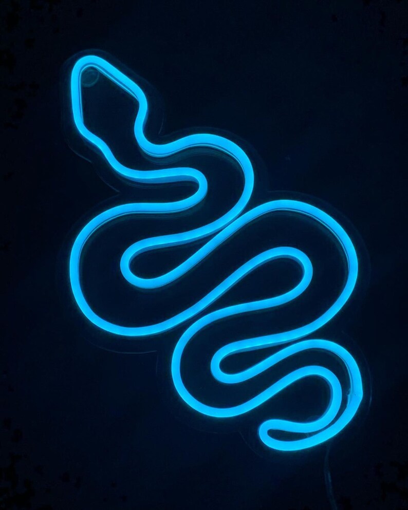 Snake Neon Sign Animals LED Neon Sign Wall Decor Neon - Etsy