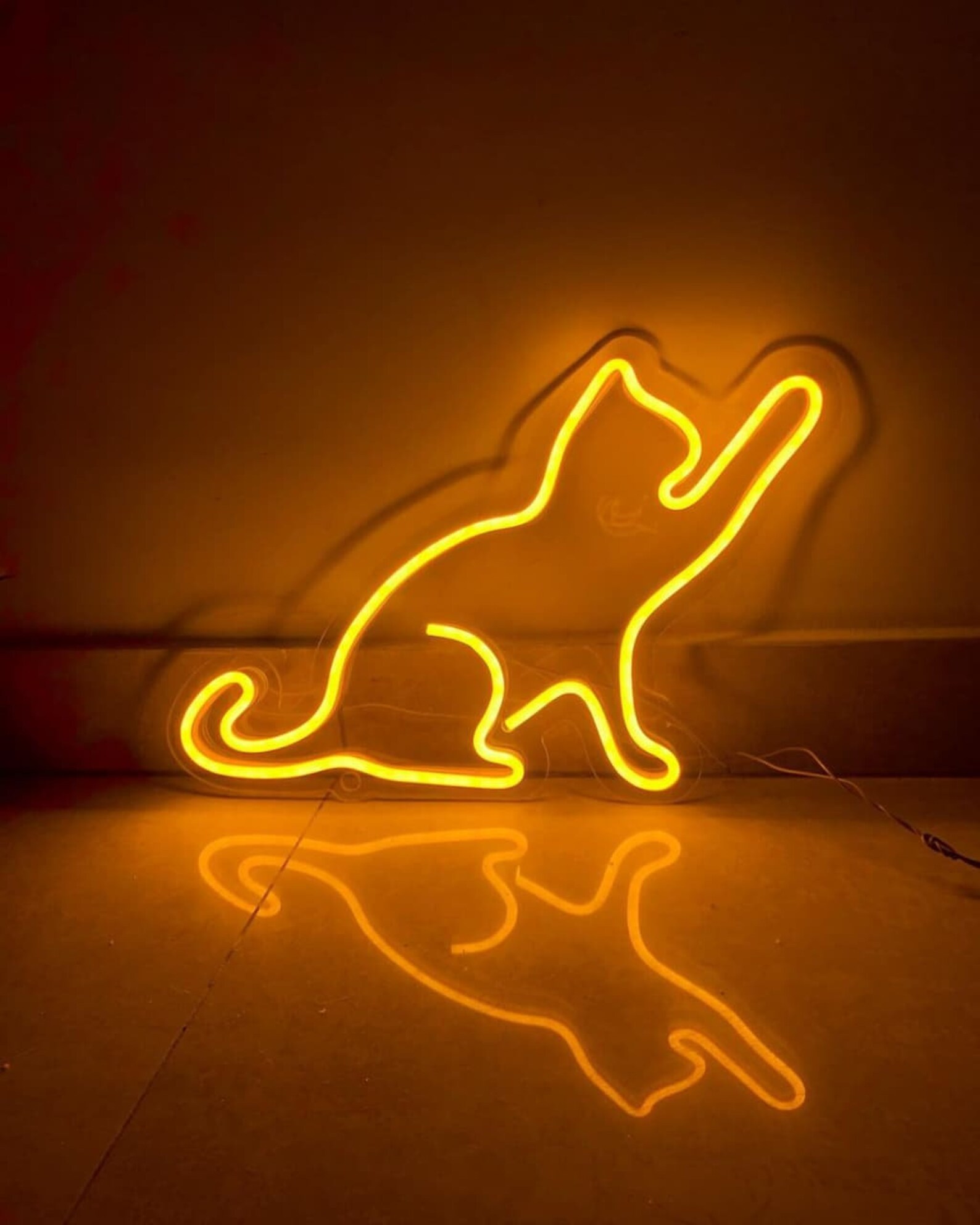 Cat Neon Sign Cat Neon Light Sign Animals Wall Decor - Etsy