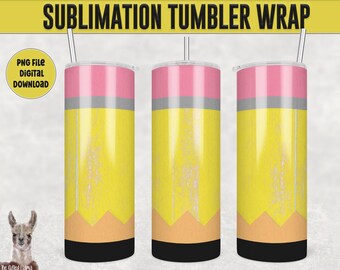 pencil tumbler wrap, school tumbler wrap, teacher tumbler, pencil png, teacher appreciation png
