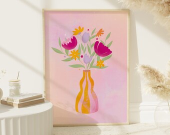 Affiche fleurs